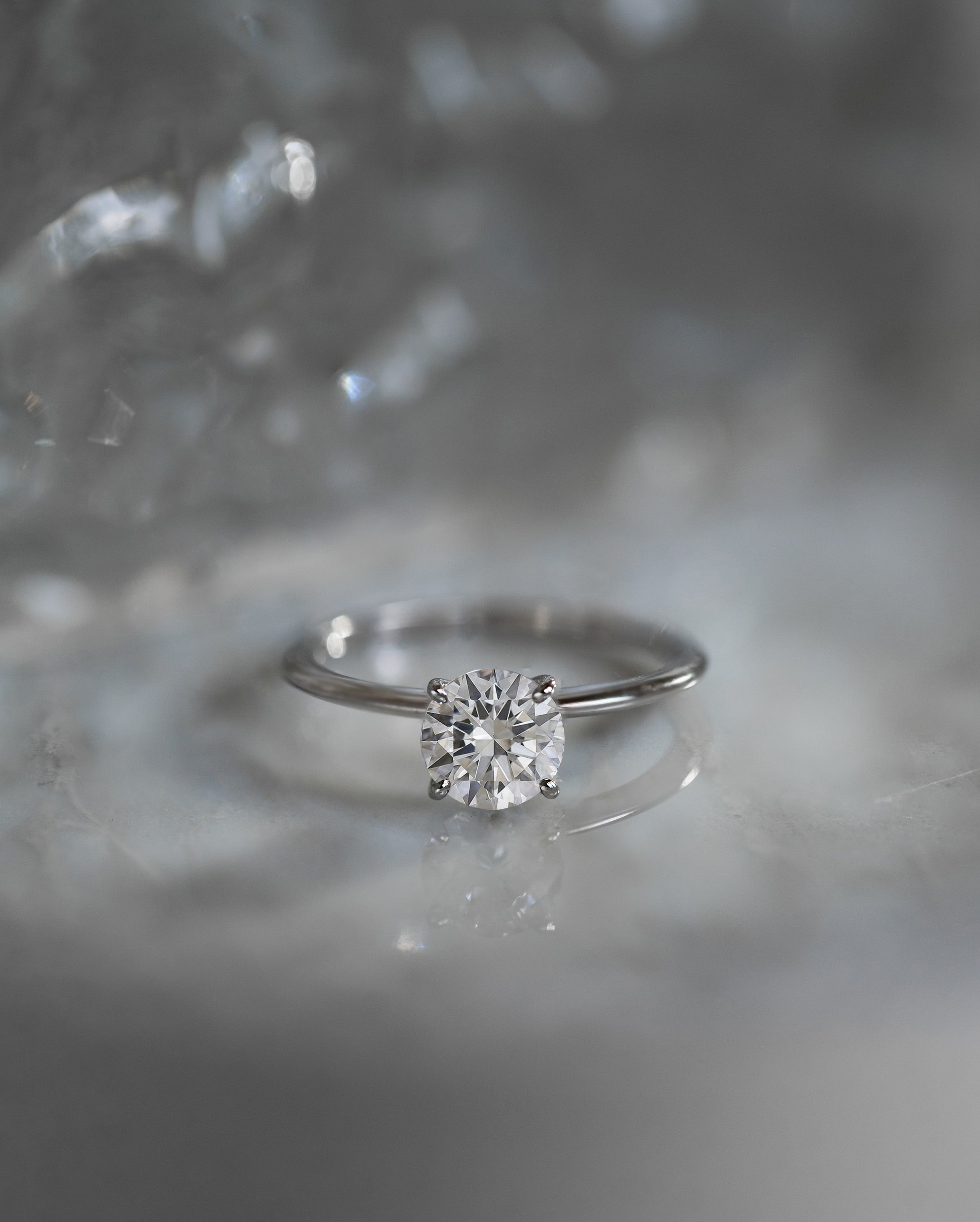 Amore Solitaire Round – stoneaurate - Main Image