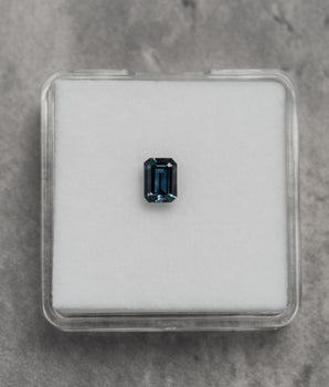 1.1ct Emerald Blue Sapphire