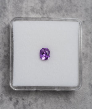 1.2ct Cushion Purple Sapphire