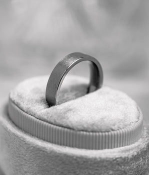 4mm Titanium Flat Band